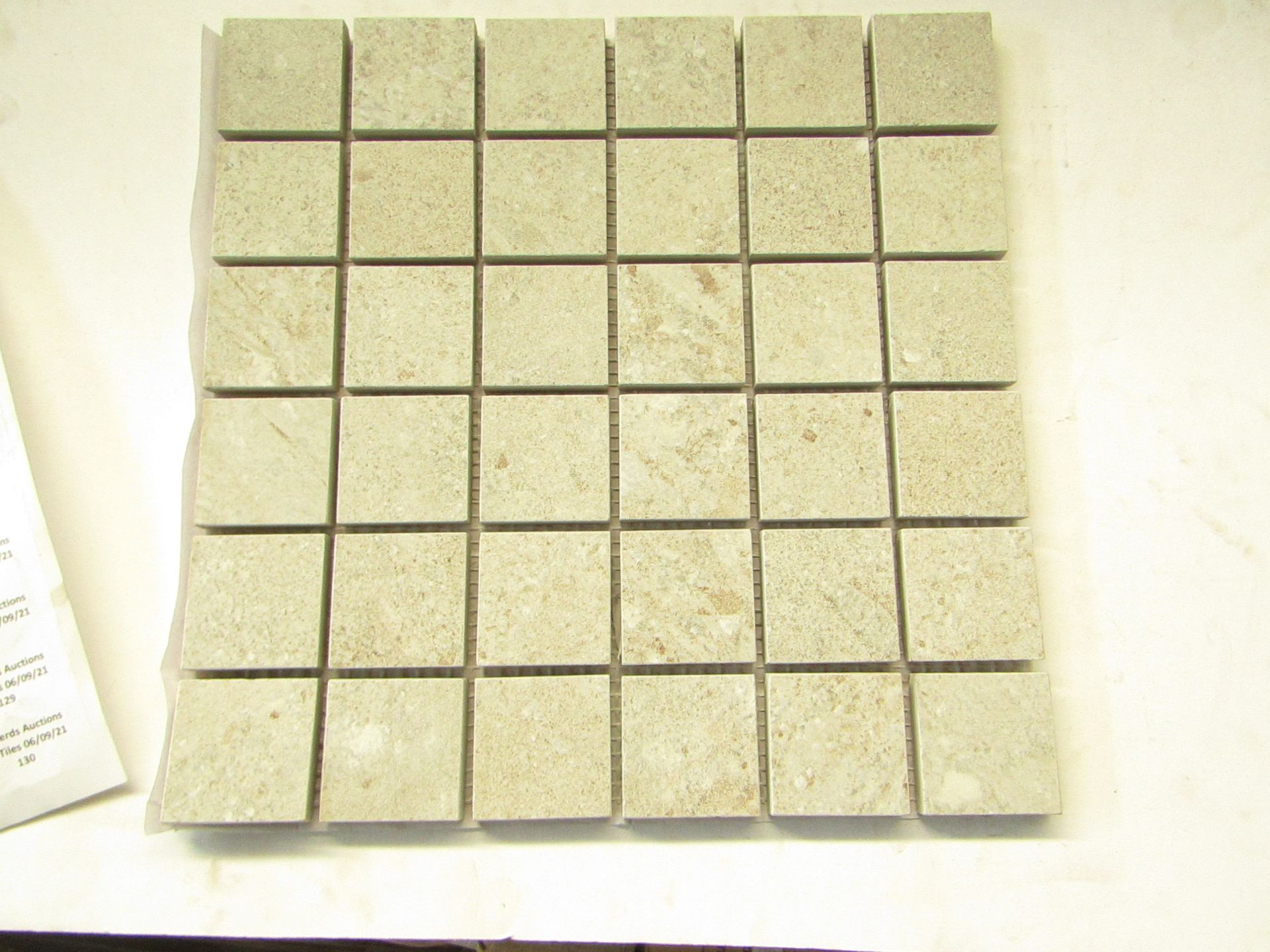 8x Boxes of 11 300x300 District HD Soft Grey Mosaic 58288, brand new. RRP £15.36 a box, Total Lot