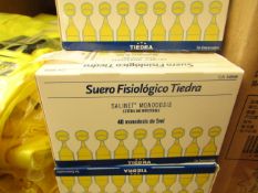 5x Tiedra - Salinet Monodosis (Looks To Be Eye Drops) (40x 5ml) - Unused & Boxed.