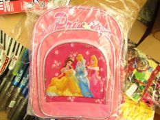 1X DISNEY PRINCESS SMALL KIDS SHOULDER BAG, SUITABLE FOR SCHOOL, UNCHECKED AND PACKAGED, SEE