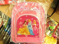 1X DISNEY PRINCESS SMALL KIDS SHOULDER BAG, SUITABLE FOR SCHOOL, UNCHECKED AND PACKAGED, SEE