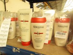 1x Duo Set Kersastase Paris Nutritive Lait Vital - 250ML + Bain Satin 1 - 250ML - New & Package -