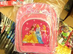 1X DISNEY PRINCESS SMALL KIDS SHOULDER BAG, SUITABLE FOR SCHOOL, UNCHECKED AND PACKAGED, SEE