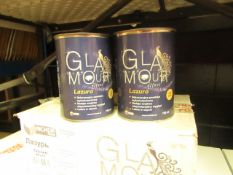 Glamour - Glaze Matt Paint (6x 750ml Per Box) - BBD 08-03-19 - Unused & Boxed.