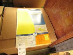 5x 540 Herma Special Neon Labels Luminous Yellow, Permanent - Unchecked & Boxed.