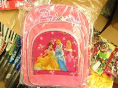 1X DISNEY PRINCESS SMALL KIDS SHOULDER BAG, SUITABLE FOR SCHOOL, UNCHECKED AND PACKAGED, SEE