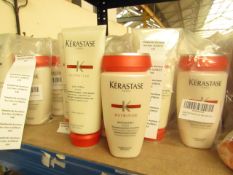 1x Duo Set Kersastase Paris Nutritive Lait Vital - 250ML + Bain Satin 1 - 250ML - New & Package -