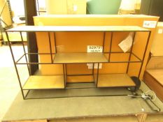 | 1X | COX & COX TEXTURED TOPPED METAL STORAGE CONSOLE GOLD | LOOKS IN GODD CONDITION & BOXED |