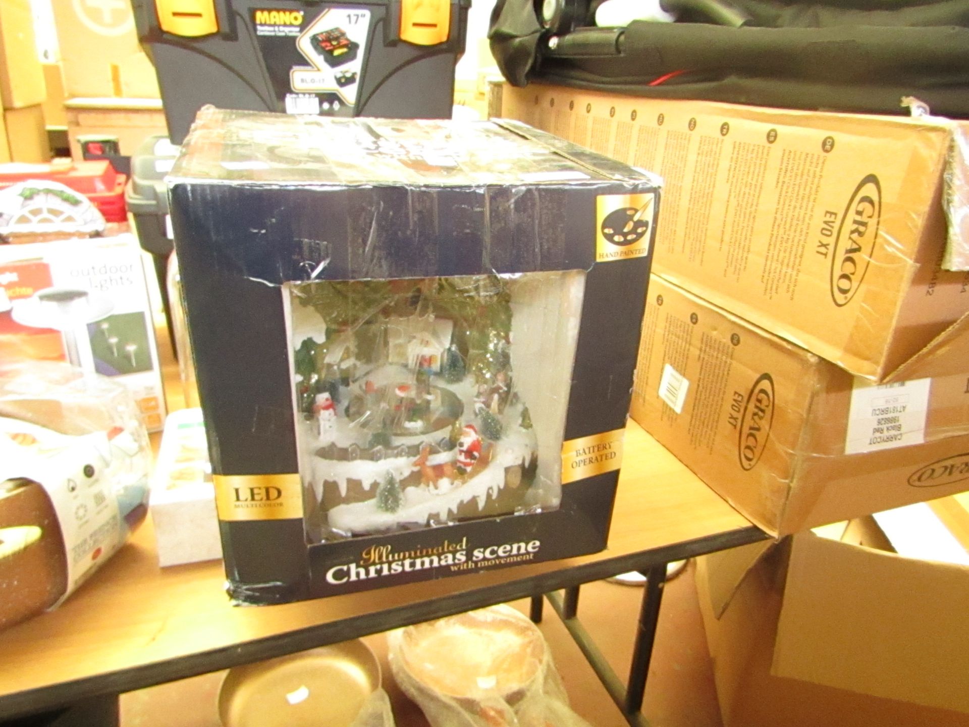 Illuminated Christmas Scene - New & Boxed