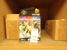 Box of 6x Disney Inifinity Toy Box Speedway 3.0 - New & Boxed.