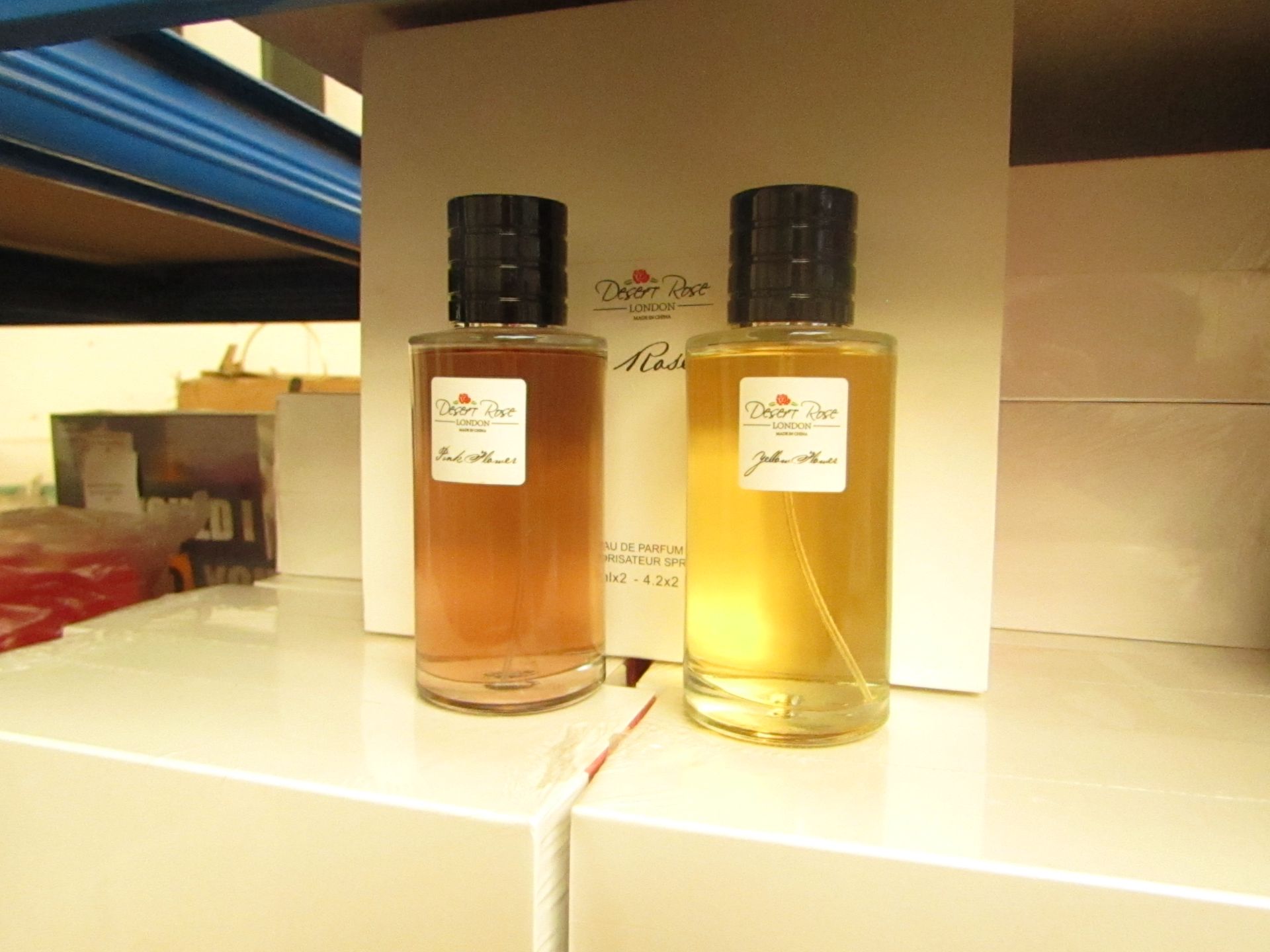 Desert Rose London - Twin Rose Eau De Parfum Vaporisateur Spray Set (2x 125ml) - New & Boxed.