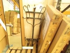 | 1X | COX & COX AGED METAL BLACK COAT RACK, NO VISIBLE MAJOR DAMAGE AND NO BOX | RRP £165 |