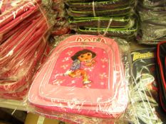 1X DORA KIDS SMALL SHOULDER BAG, SUITABLE FOR SCHOOL, UNCHECKED AND PACKAGED