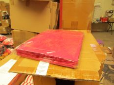 5x Packs of 10 Medium Hot Pink Carrier Bag with Rope Handle - New & Packaged.