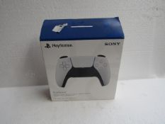 Playstation 5 controller, tested working but has a fault. This is picked at random but faults can