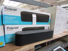 | 1X | POLAROID 50W COMPACT SOUNDBAR | TESTED WORKING FOR SOUND ONLY AND NOT ALL VOLUME AND