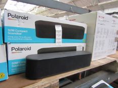 | 1X | POLAROID 50W COMPACT SOUNDBAR | TESTED WORKING FOR SOUND ONLY AND NOT ALL VOLUME AND