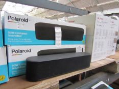 | 1X | POLAROID 50W COMPACT SOUNDBAR | TESTED WORKING FOR SOUND ONLY AND NOT ALL VOLUME AND