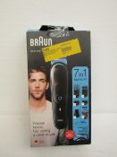 | 1X | BRAUN ALL IN ONE TRIMMER | UNCHECKED AND BOXED, WE ARE UNSURE IF THE GILLETE RAZOR IS