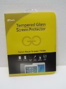 Jetech tempered glass screen protector for tablets, new and packaged.