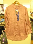 Jachs New York Girlfriends Blouse, Pink- Size L - Unused With Original Tags.
