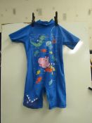Peppa pig Childs UPF 50+ swim suit, new age 2-3 years