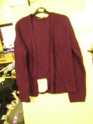 Brave Soul - Womens Knitted Purple Cardigan - Size Xsmall - Unused With Original Tags.