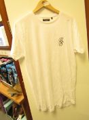 1x Brave soul london mens t-shirt, size M, looks new, See picture for design.