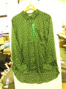 Jachs New York Girlfriends Blouse, Green - Size XL - Unused With Original Tags.