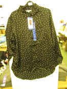 Jachs New York Girlfriends Blouse, Black - Size L - Unused With Original Tags.