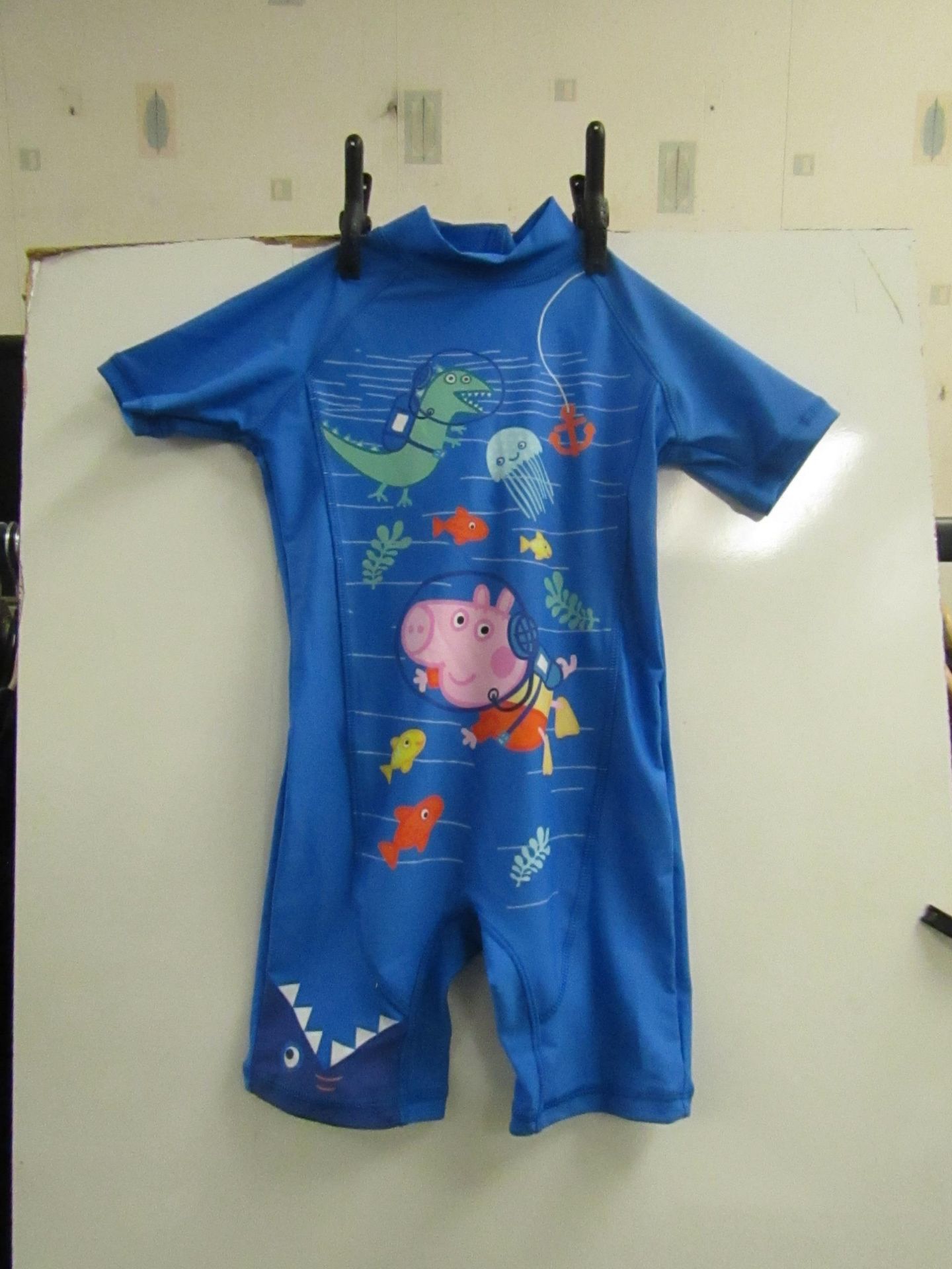 Peppa pig Childs UPF 50+ swim suit, new age 2-3 years