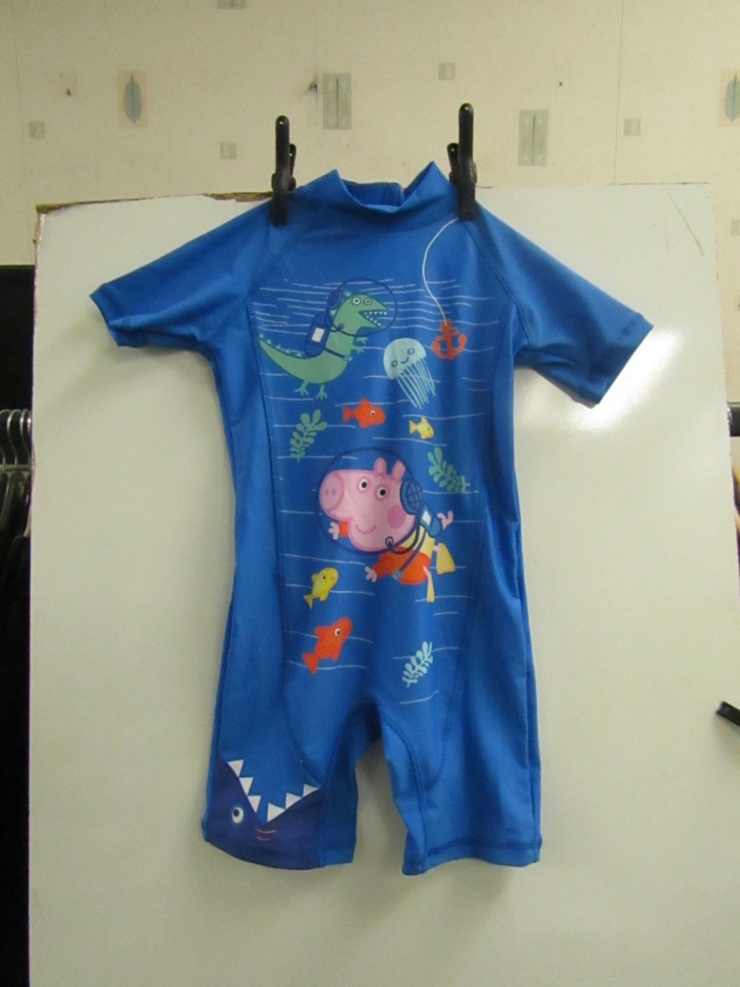 Peppa pig Childs UPF 50+ swim suit, new age 2-3 years