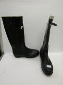 Lanidor Black Rubber Boots size 6.5 new