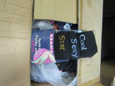 12 X Pairs of Funky Socks Ladies Size 4-6 All New & Packaged