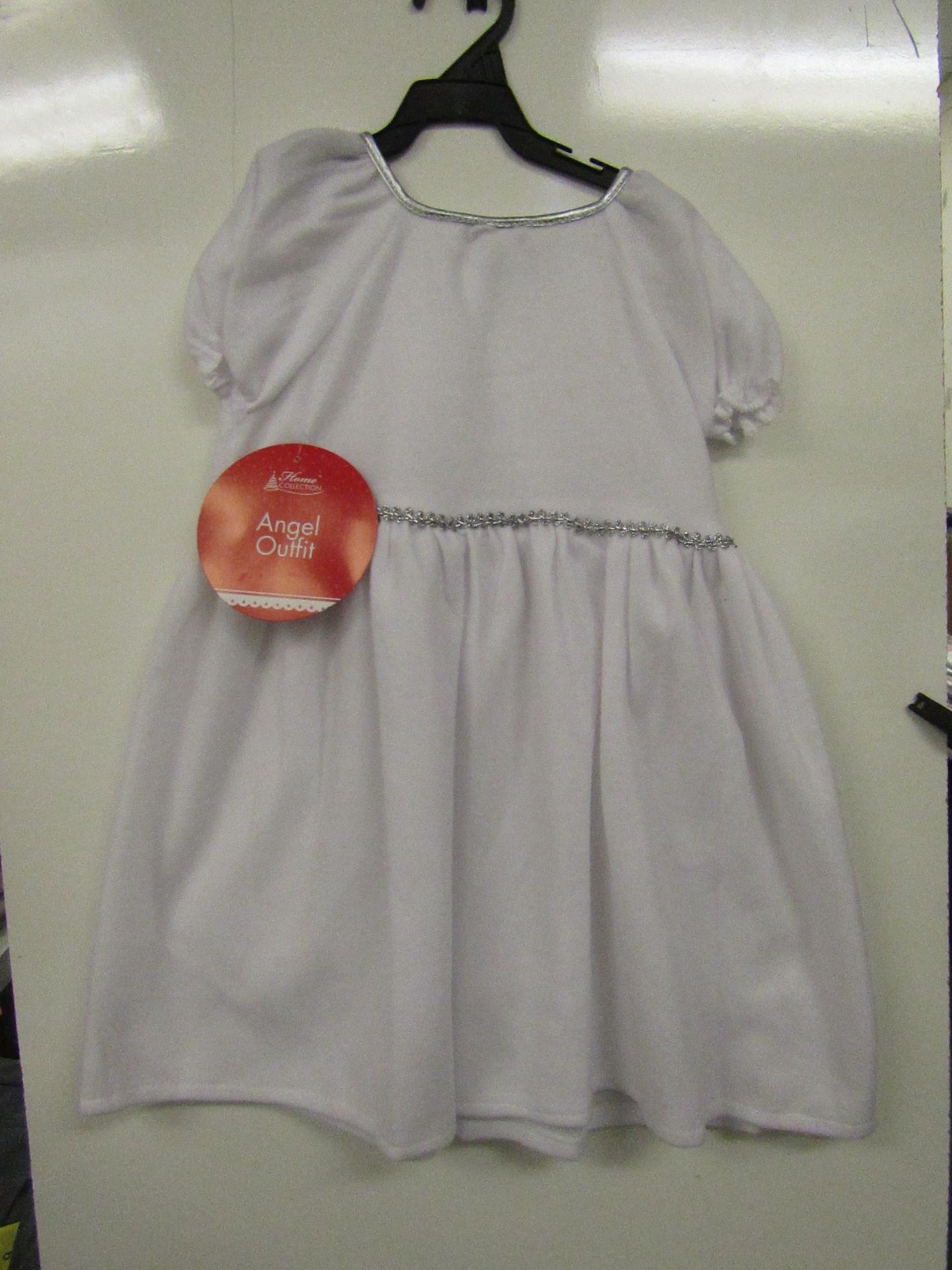 1 x Set of Home Collection Angel Outfit includes Dress Wings & Tinsel Halo age 5/6 yrs new &