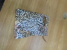 2x packs of leopard print jewlerry bags - new & packaged