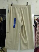 Andrew Marc Ladies Stretch Cropped Trousers size L new with tag