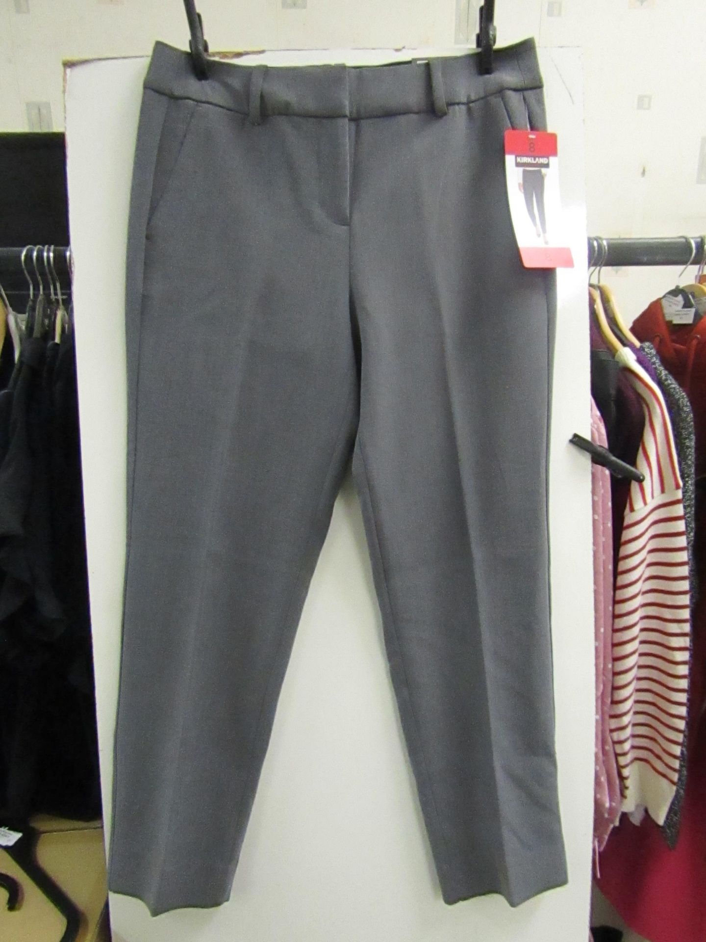 Kirkland Signature ladies grey Trousers, new, Size 8