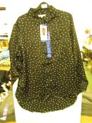 Jachs New York Girlfriends Blouse, Black - Size L - Unused With Original Tags.