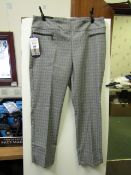pair of hilary radley ladies Pull on Trousers with Cigarette leg and tummy control panel, new size