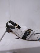 L K Bennet London Sadie Black Canvas Shoes Size 39 RRP £149 new & boxed see image for design