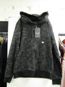 Brave soul london mens hoodied jacket, size S, new with tags.
