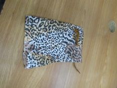 2x packs of leopard print jewlerry bags - new & packaged