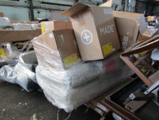 Mixed pallet of Made.com customer returns to include 3 items of stock with a total RRP of