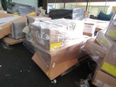 Mixed pallet of Made.com customer returns to include 4 items of stock with a total RRP of