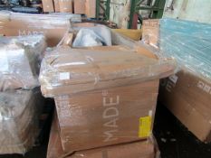 Mixed pallet of Made.com customer returns to include 3 items of stock with a total RRP of