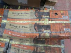 Snug-a-Fire - Peat Briquettes - 12.5kg - New & Packaged.