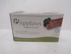 Applaws - Chicken, Lamb and Salmon Multi pack Pate Natural Cat Food - (7x 100g tins) - BBD Aug