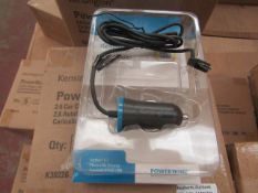 5x Kensington PowerBolt 2.6 13w Car Charger (made for Surface 3) with 3ft Cable  | New & Packaged.