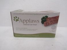Applaws - Chicken, Lamb and Salmon Multi pack Pate Natural Cat Food - (7x 100g tins) - BBD Aug