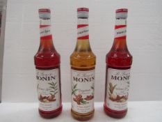 2x Monin - Winter Spice Syrup - 700ml - New & Sealed. 1x Monin - Syrup Gingerbread - 700ml | 24 2/